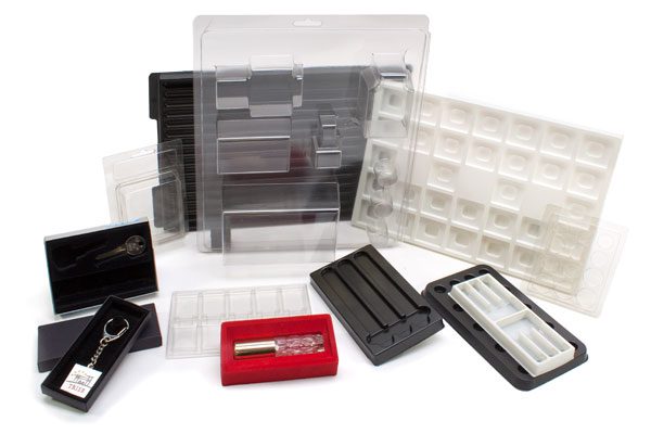 Klarsichtverpackung, TE-Trays und Einlagen