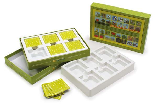 Stülpschachtel,TE-Einlage aus Polystyrol, Tiefgezogen