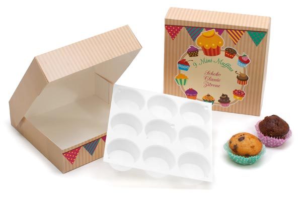 Faltschachtel + TE-Einlage glatt aus Polystyrol